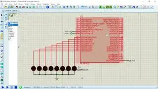 003 How to Interface led with PIC18f4520 using I/O Port Register TRIS, PORT and LAT