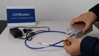 405nm LED Light Source Coupled SMA905 Fiber