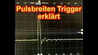 Magnova Oszilloskop Pulse / Pulsbreiten - Trigger Tutorial findet Ausrei&szlig;er