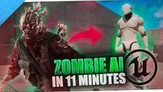 Создайте ИИ ЗОМБИ за 12 МИНУТ | UNREAL ENGINE 5.7