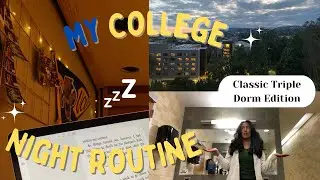 My College Night Routine: relaxing, organizing, reading