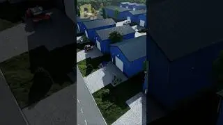 🚗Drive with us through Dune Locker Condos, Michigan US | Cool 3D ArchViz #short #shortvideo #youtube
