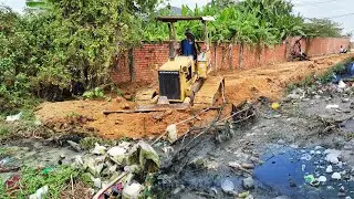 Good work A New project! delete mud flooded, with Bulldozer Skill Pushing clear Garbage into Water