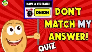 Avoid Saying the Same Answer as Me Game! | Fun Quiz Challenge