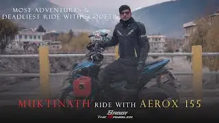 Muktinath Ride With Scooter!! Must watch adventures ride with Aerox155 #motovlog #muktinath #ride
