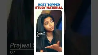 ✅ KCET 2025 Topper Prajwal&rsquo;s Book List & Study Resources Revealed #kcettoppers #kcet