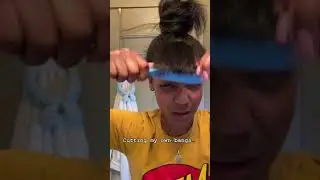 cut bangs on your natural hair #naturalhair #worldnewhair #fyp #shorts