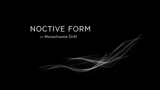 NOCTIVE FORM &mdash; Monochrome Drift