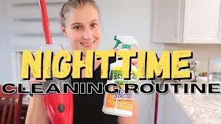 How to Clean and Tidy Up at Night Before Bed // Fast and Easy Cleaning