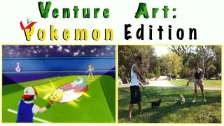 DRAWING MY DOGS AS POKEMON IN PROCREATE!!! Ash and Pikachu VS. Misty (Venture Art: Episode 2)