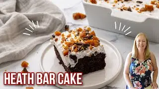 Heath Bar Cake