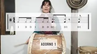 Tutorial Cumbia - Tambora -  Adorno 1