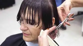 SUPER HAIRCUT - SHORT ANTI AGE PIXIE BOB CUT FOR WOMEN