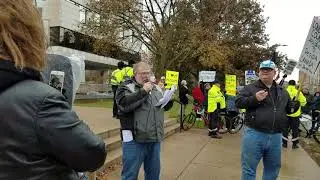 Paul Sutliff speaks at PEGIDA Canada event London Ontario 11-25-17