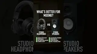 Headphones vs Speakers - the pros and cons 🎧️⁠⁠ #musicproducer  #slooply #flstudio