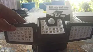 SPLIT SOLAR WALL LAMP: UNBOXING SERIES