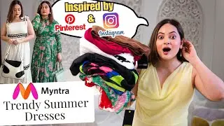 Myntra Cute Summer Dresses Inspired by Pinterest & Instagram Trends | Mahima Giri