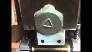 Stamping The Brass of a Handsaw Using a Fly Press