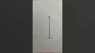 How to turn Number 1 into a Cartoon CANDLE