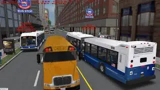 Omsi 2 tour (1455) New York Bus M6 South Ferry - Easton Plaza @ Nova LFSA