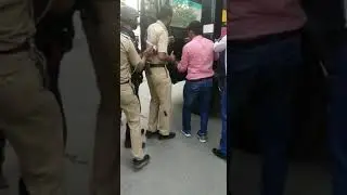 nanded  attack on police. nanded halla bol day. #lockdown#corona#nandedpolice
