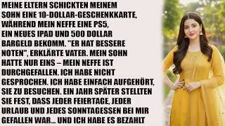 Meine Eltern gaben meinem Sohn 10 $, meinem Neffen PS5, iPad & 500 $ – Ungerecht!