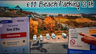 Staying in Exmouth Devon for £11 Motorhome Beach Parking 24h
