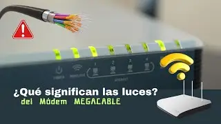 &iquest;Luz roja en tu m&oacute;dem MEGACABLE 🔴? Significado de las luces