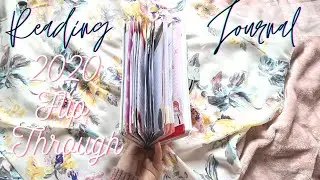 2020 reading journal flip through - my first reading journal - journaling - readingnymph - booktube