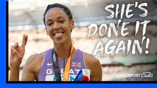The Incredible Moment That Johnson-Thompson Became Double Heptathlon World Champion! 🤩 | Eurosport
