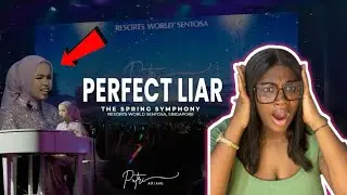 PUTRI ARIANI - PERFECT LIAR (LIVE at Resort World Sentosa) | Foreigners Reaction 