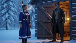 He Spent Another Christmas Alone by the Fire… Until a Native Woman Asked for Refuge from the Cold