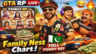 GTA RP LIVE | Family Nest Chart 😂🔥 | Full Funny Roleplay | Pakistani RP