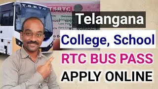 TS College School bus pass apply Online | job holders bus pass | monthly, Quarterly, 6 months