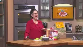 Laura Papetti shows recipes you can make with ingredients from Tom's Turkey Drive bags