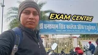 Exam centre varanasi. ✍️🖊️ #minivlog #varanasi #exam #groupd  #vlog 