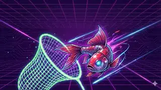 RED FISH Song 🐟⚡ Cyberpunk Remix (Run Red Fish Run!) | KidzingX