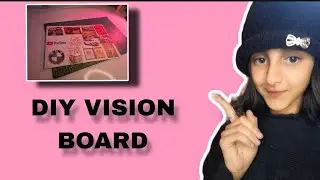 DIY VISION BOARD🤩🤩||#Pearlvlogandcraft 