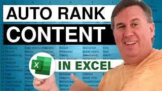 Excel -- Automatically Ranking Content (feat. ModelOff Finalist Martijn Reeker) - Episode 1615