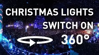 360&deg; Christmas lights switch on 2016 | UoS