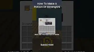 How To Make A Potion Of Strength In Minecraft?