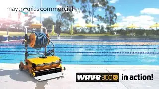 Dolphin Wave 300XL commercial robotic pool cleaner in action!
