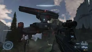 Halo Infinite - Pelican Down: Destroy The North AA Gun: Spartan Core Location and Escharum Gameplay