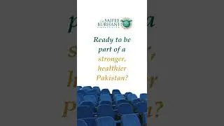 Are you ready to be part of a stronger, healthier Pakistan?