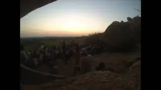 Timelapse of Hampi's sunset music jam