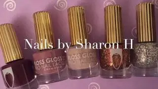 Swatches of the Floss Gloss Winter Collection
