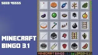 Minecraft Bingo 3.1 - Seed 45555