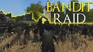 RAIDING a VILLAGE as a BANDIT in Mount & Blade 2: Bannerlord!