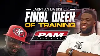 Larry an Da Bishop final week of training Pam Transport