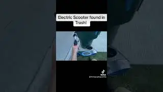 Electric Scooter found in Trash! #trashpicking